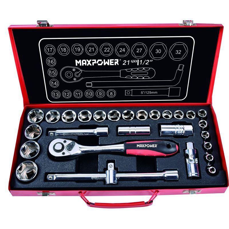 28 kom 1/2'' Dr. Set nasadnih ključeva