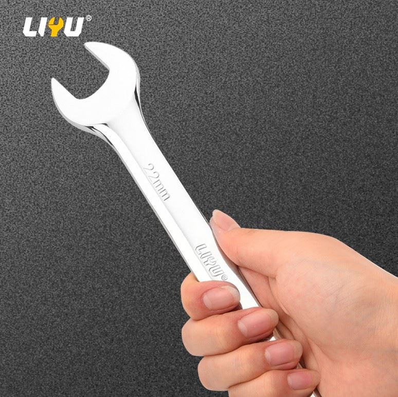 Double-ended Open-ended Wrench Set, Blank Wrench Mirror Polished 10-piece Set high quality